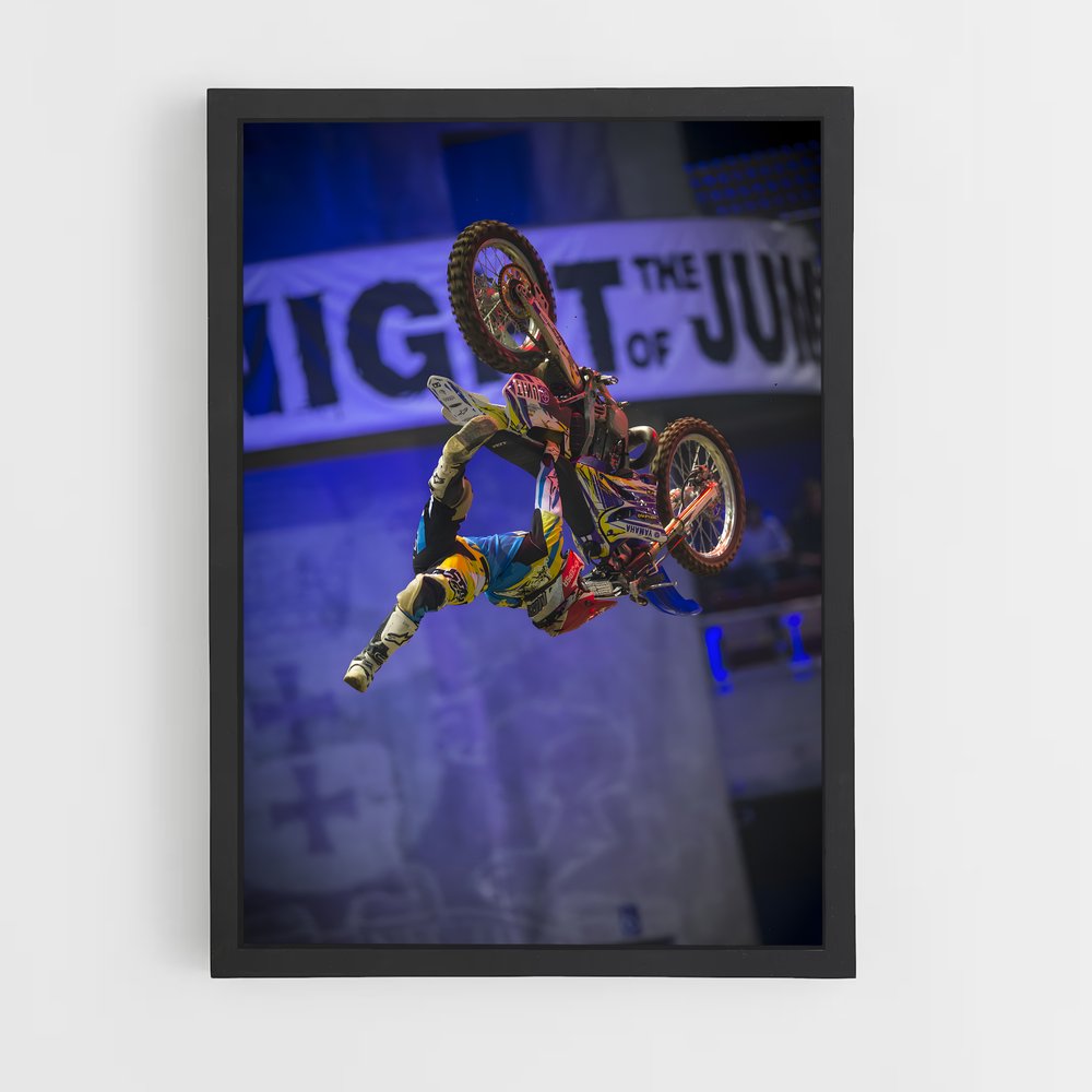 Poster Trickster sur Deux Roues – affiche Motocross freestyle (vue 2)